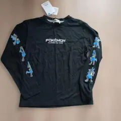 新品！ポケモン　ルカリオ　　トップス　長袖Tシャツ　ロンT　140