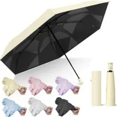 3秒で畳める！形状記憶 日傘 完全遮光 UVカット 晴雨兼用 折りたたみ 自動