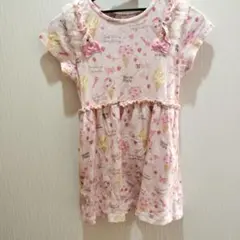 mezzo piano 半袖ワンピース 100cm ピンク