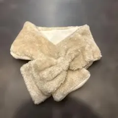 女児　マフラー　whip cream