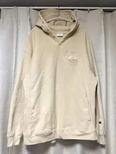 稀有90年代 Champion Reverse Weave 連帽衫 胸前口袋刺繡 M