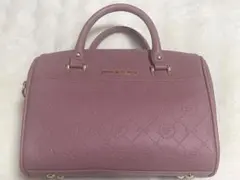 Maison de FLEUR ピンク ハンドバッグ