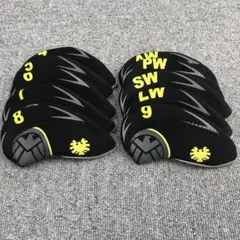 セール！お値下げ中 ゴルフクラブカバー10個セット　黄 新品・未使用