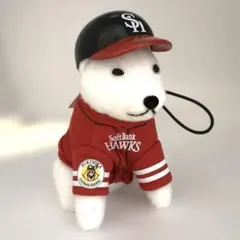 SoftBank ソフトバンク ホークス ぬいぐるみ　お父さんストラップ　犬