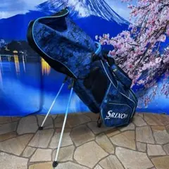 寶BDD-147 SRIXON ブルーカモフラージュ柄 キャディバッグ スタンドのサムネイル