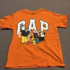 GAP KIDS × POPEYE コラボ Tシャツ オレンジ L