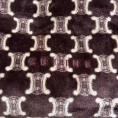 CELINE ウールブランケット マカダム ハート柄 ブラウン CELINE ウールブランケット マカダム ハート柄 ブラウン - メルカリ