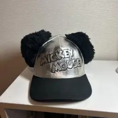 ミッキーマウス耳付きキャップ