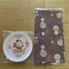スヌーピー　お年賀プレート（2026）　エコバッグ　アオキ　お正月