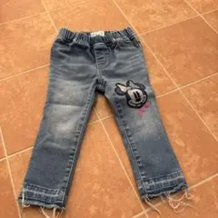 GAP ミニーマウス刺繍 ジーンズ 3歳用