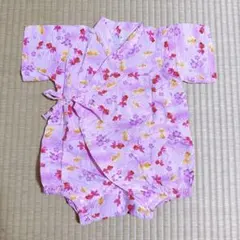 女の子向け 甚平ロンパース