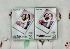 【新品・未開封】FUJIFILM instax mini フィルム10枚x2個