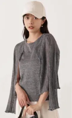 PROPORTION BODY DRESSINGシアーリブニットアンサンブル