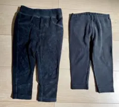 黒　パンツ　80cm 2点セット