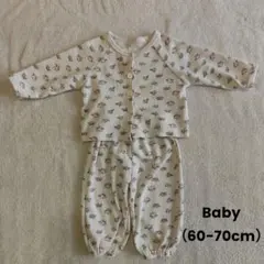 ベビー セットアップ 小花柄 海外 韓国子ども服 60cm 70cm 長袖 春