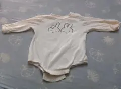 ミッフィーロンパース ホワイト