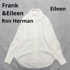 美品 フランク&アイリーン ロンハーマン別注 コットン スキッパーシャツ 白