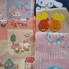 キャラクターエプロン 保育士 ６枚まとめ売り