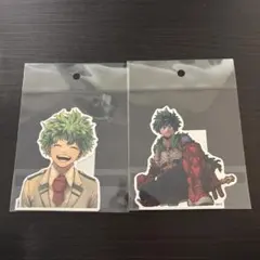 僕のヒーローアカデミア 緑谷出久　ダイカットステッカー 2点セット