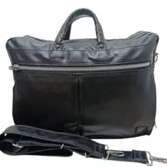 l*t様 美品 PORTER フリースタイル ブリーフケース 2層 黒 ショルダ