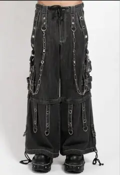 TRIPP NYC 2WAY ボンテージデニムパンツ　ブラック