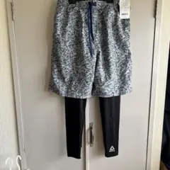 紳士、レギンスとハーフパンツ、Reebok