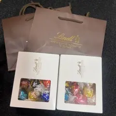 リンドール テイスティングセット 10種10個入 2セット　20個　ショップ袋付