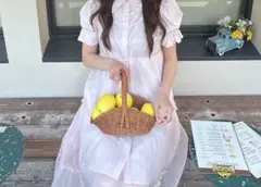 treaturself ピンクチュールパフワンピースのサムネイル