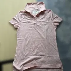 Abercrombie & Fitch 半袖ポロシャツ Ｓ相当　ピンク