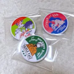 コナン探偵社 青山剛昌ふるさと館 限定 缶バッジ パステル