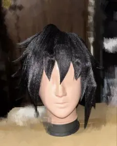 ⚠️6月いっぱいまで⚠️冨岡義勇 ウィッグ コスプレ【完全素人製 