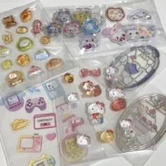 ボンボンドロップシール　おはじきシール　シャカシャカシール　お裾分け　キティ
