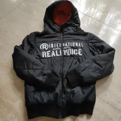 RealBvoice　リアルビーボイス　ブラック　アウター　キルト生地