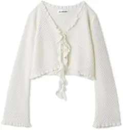 LILY BROWN フリルカーディガンのサムネイル