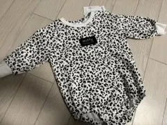 ヒョウ柄 ミッフィー ロンパース 80cm