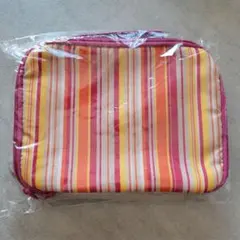 新品未使用品 おむつポーチ ストライプデザイン