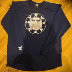 HOOPREX ロングシャツ(ネイビー)M寸