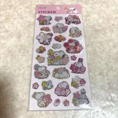 スヌーピー シール　ステッカー　桜　ぷっくり　キラキラ　ホログラム
