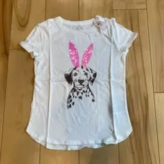 【新品】Gap Kids ギャップ ドッグ Tシャツ／L(140cm)