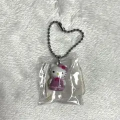 ハローキティ 鈴 マスコット ドレス キーホルダー 平成 レトロ