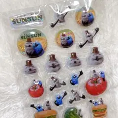 キャラクター 立体シール スンスン 3D