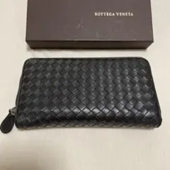 BOTTEGA VENETA 長財布 ブラック※ジャンク品