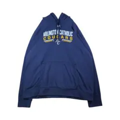 UNDER ARMOUR　カレッジチームパーカー　サイズ2XL　ネイビー
