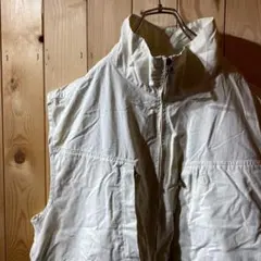 ss4350 US古着 AIGLE ナイロン ベスト ジャケット グレー XLのサムネイル