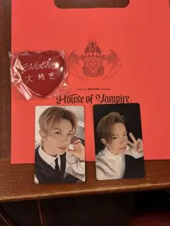 ENHYPEN HOUSE of Vampire 缶バッジ　トレカ　ヒスンセット