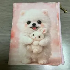 ハンドメイド ポメラニアン ポーチ - メルカリ