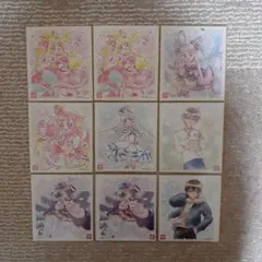 プリキュア色紙ART7/9枚セット