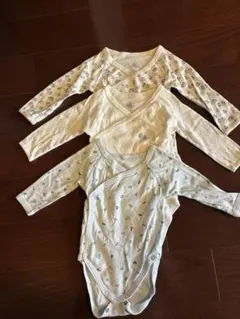 ベビー肌着 長袖 3枚セット 60.67