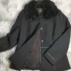 【レリアン】新品 厚手アウター レッキス毛皮使用