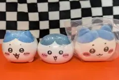 ちいかわ ハチワレ 貯金箱 カプキャラ ねそべりぬいぐるみ３点セット